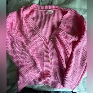 Cat & Jack Vibrant Pink Women's Cardigan